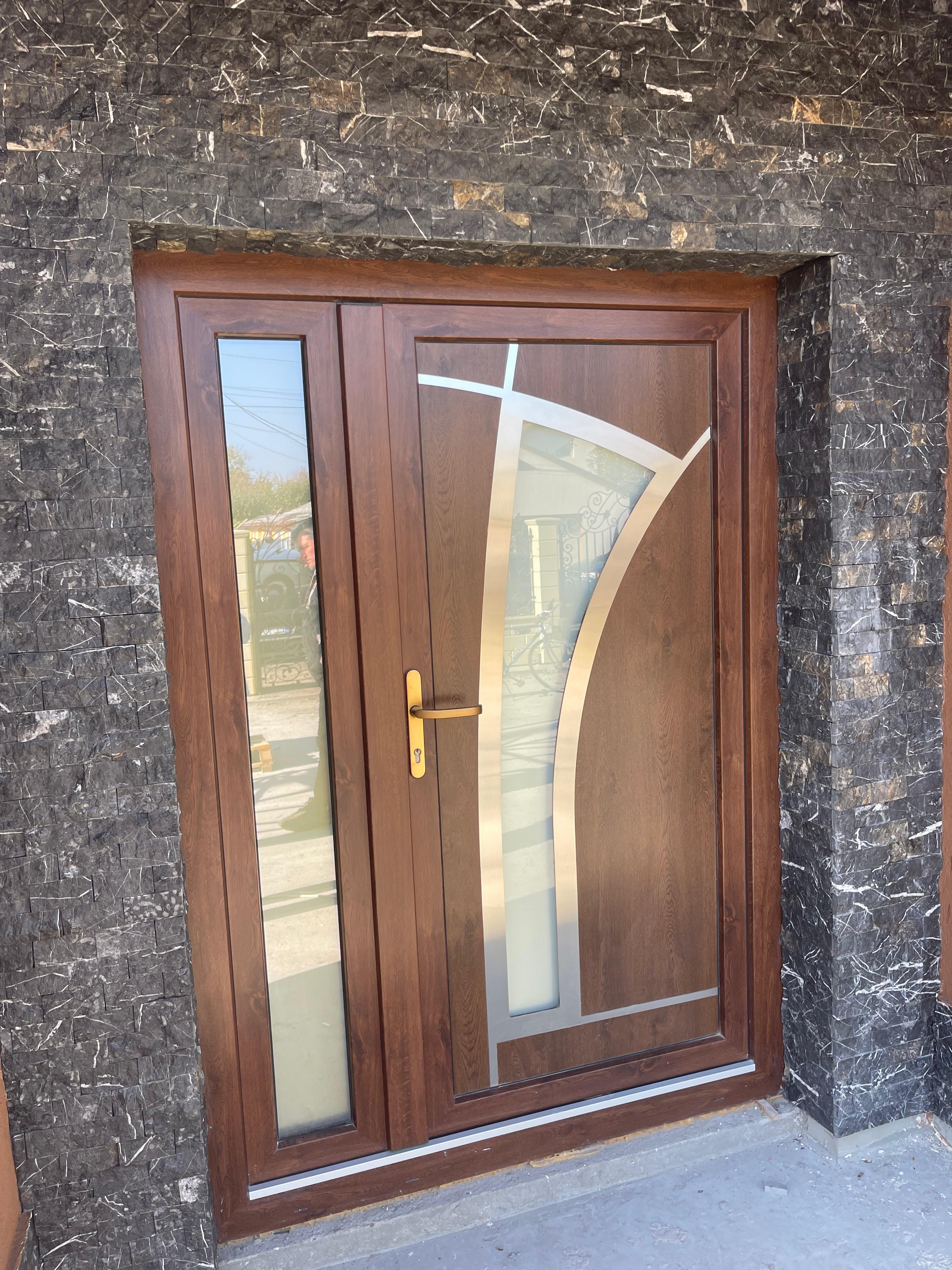 Balustradă sticlă finalizată