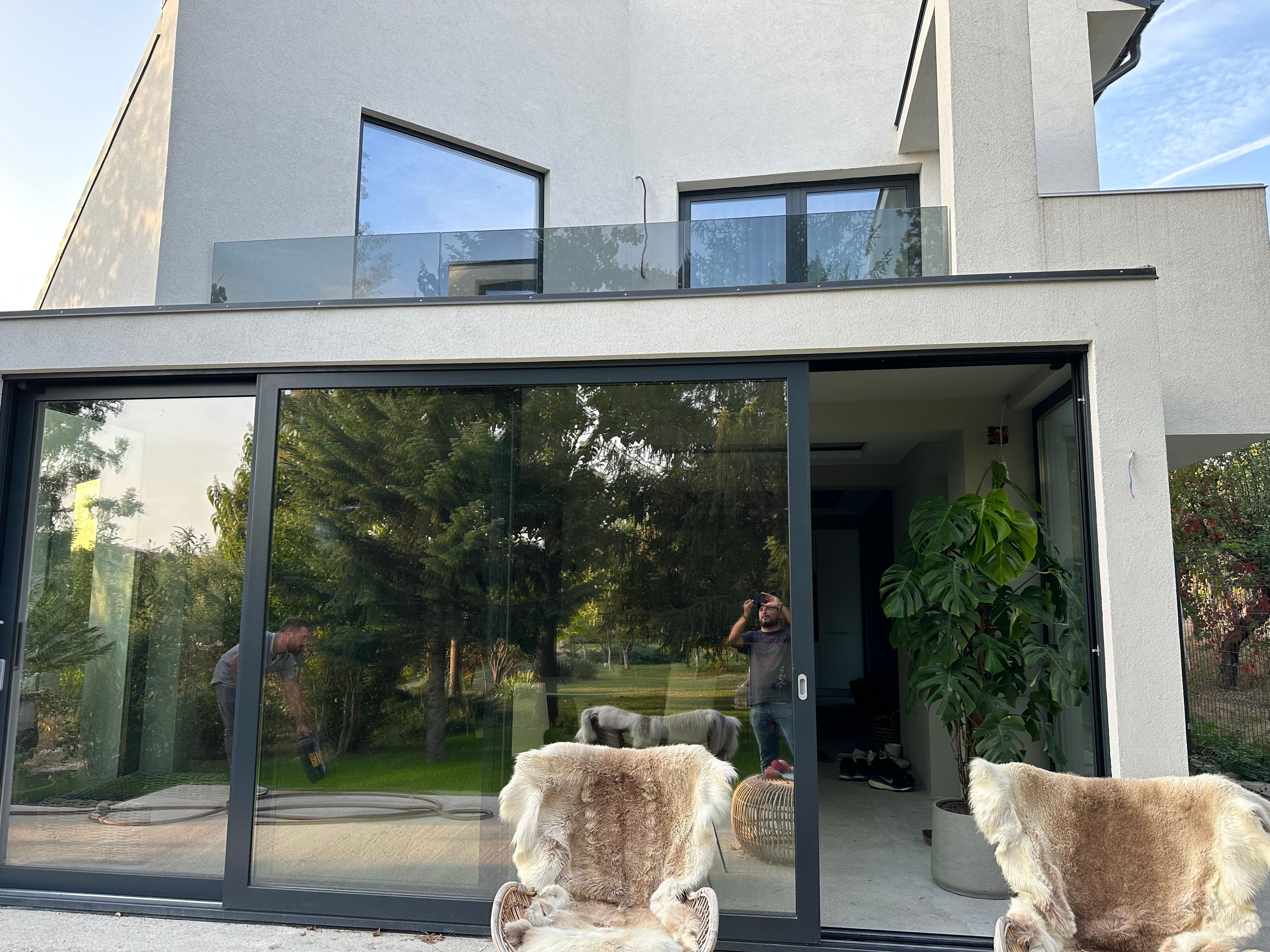 Balustradă sticlă lucrare 41