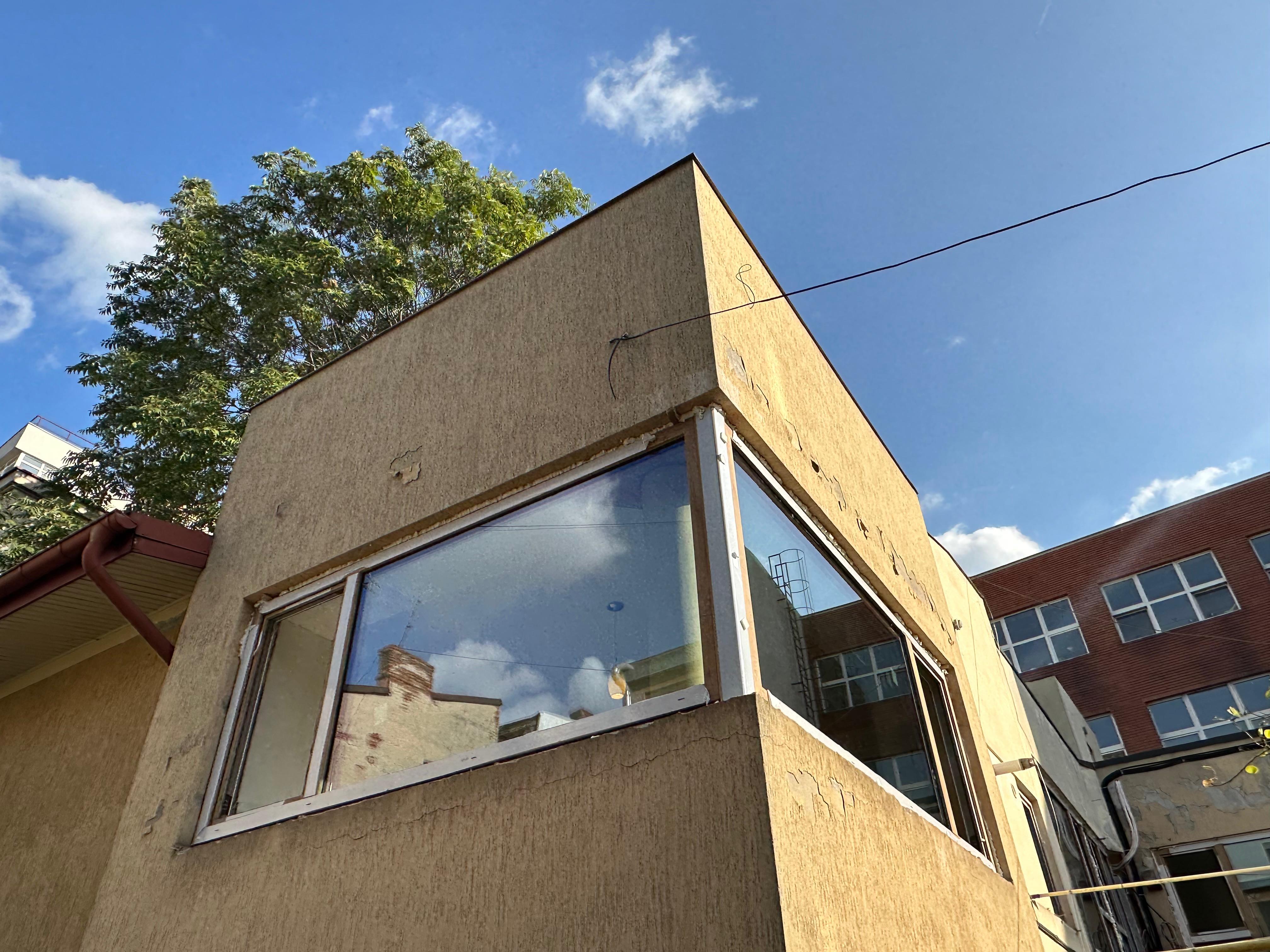 Structură pergolă aluminiu negru